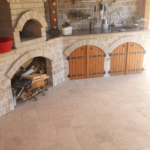 Placi Travertin Noce Rustic Antichizat 10 x 10 x 1 cm