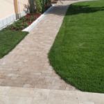 Placi Travertin Noce Rustic Antichizat 10 x 10 x 1 cm