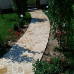 Placi Travertin Noce Rustic Antichizat 3D x 1 cm