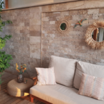 Placi Travertin Noce Rustic Antichizat 7.6 x 15 x 1 cm