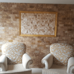 Placi Travertin Noce Rustic Antichizat 7.6 x 15 x 1 cm