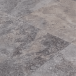 Placi Travertin Silver CC Lustruit Chituit 30.5 x 61 x 1.2 cm