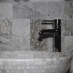 Placi Travertin Silver Rustic Antichizat 10 x 10 x 1 cm