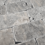 Placi Travertin Silver Rustic Antichizat 7.5 x 15 x 1 cm