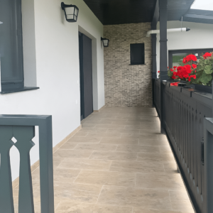Placi Travertin Silver VC Slefuit Chituit 30.5 x 61 x 1.2 cm