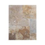 Placi Travertin Mix Slefuit Chituit Pattern Set x 1.2 cm