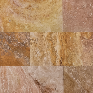 Placi Travertin Antique Blend Lustruit Chituit 30.5 x 61 x 1.2 cm