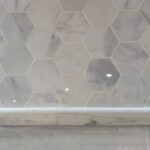 Mozaic Marmura White Hexagon Slefuit 10 x 1 cm - imagine 2