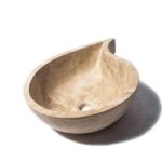 Lavoar Travertin Light K043 40 x 52 x 15 cm - imagine 2