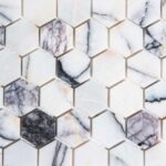 Mozaic Marmura Lila Hexagon Lustruit 5 x 1 cm - imagine 4