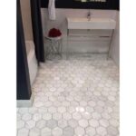 Mozaic Marmura White Hexagon Slefuit 10 x 1 cm - imagine 3