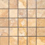 Mozaic Travertin Yellow Lustruit 4.8 x 4.8 x 1 cm - imagine 2