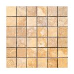 Mozaic Travertin Yellow Lustruit 4.8 x 4.8 x 1 cm - imagine 3
