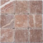 Placi Marmura Burdur Brown Antichizat C. 10 x 10 x 1 cm