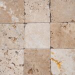 Placi Travertin Classic Rustic Antichizat 10 x 10 x 1 cm - imagine 8