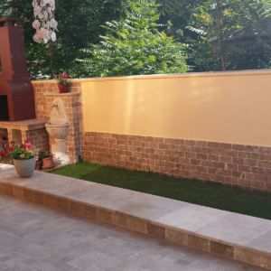 Placi Travertin Noce Rustic Antichizat 10 x 20 x 1 cm