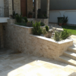 Placi Travertin Noce Rustic Antichizat 10 x 20 x 1 cm