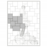 Placi Travertin Ivory Antichizat Pattern Set x 3 cm