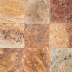 Placi Travertin Peach Blend Periat Margini Sparte 45.7 x 45.7 x 1.2 cm