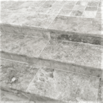 Placi Travertin Silver Rustic Antichizat 1LSF - 1 lungime bastonata 33 x 61 x 3 cm
