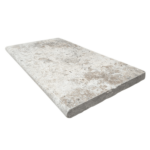 Placi Travertin Silver Rustic Antichizat 1LSF - 1 lungime bastonata 33 x 61 x 3 cm
