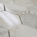 Mozaic Marmura White Hexagon Lustruit 4.8 x 1 cm