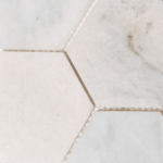 Mozaic Marmura White Hexagon Lustruit 4.8 x 1 cm