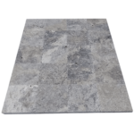 Placi Travertin Silver Rustic Antichizat 30.5 x 30.5 x 3 cm