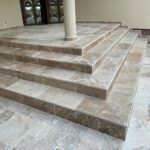 Placi Travertin Classic Antique Antichizat 1LSF - 1 lungime bastonata 33 x 61 x 3 cm
