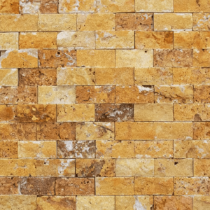 Mozaic Travertin Yellow Scapitat 2.5 x 5 x 1.5 cm
