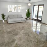 Placi Marmura Cappuccino Dark C Lustruit 45.7 x 45.7 x 1.2 cm