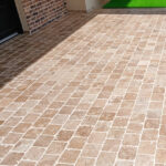 Placi Travertin Noce Rustic Antichizat 15 x 15 x 1 cm - imagine 2