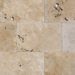 Placi Travertin Ivory Antichizat 40.6 x 61 x 1.2 cm
