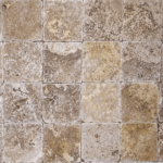 Placi Travertin Noce Rustic Antichizat 15 x 15 x 1 cm