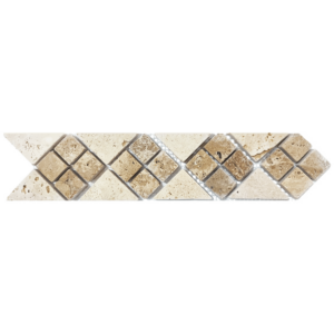 Bordura Mozaic Travertin BG121 7 x 30 x 1 cm