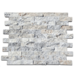 Placaj Travertin Silver Scapitat 5 x 15 x 1.7 cm