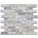 Placi Travertin Silver Antichizat 7.5 x 15 x 1 cm