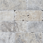 Placi Travertin Silver Antichizat 7.5 x 20.3 x 1 cm