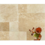 Placi Travertin Classic Periat Chituit Pattern Set x 1.2 cm