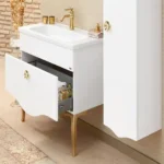 Set Mobilier Baie Cunda White Gold 100 cm - imagine 2