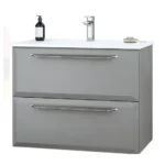 Set Mobilier Baie Nuvola Gri 80 cm - imagine 3