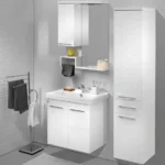 Set Mobilier Baie Perge White 85 cm
