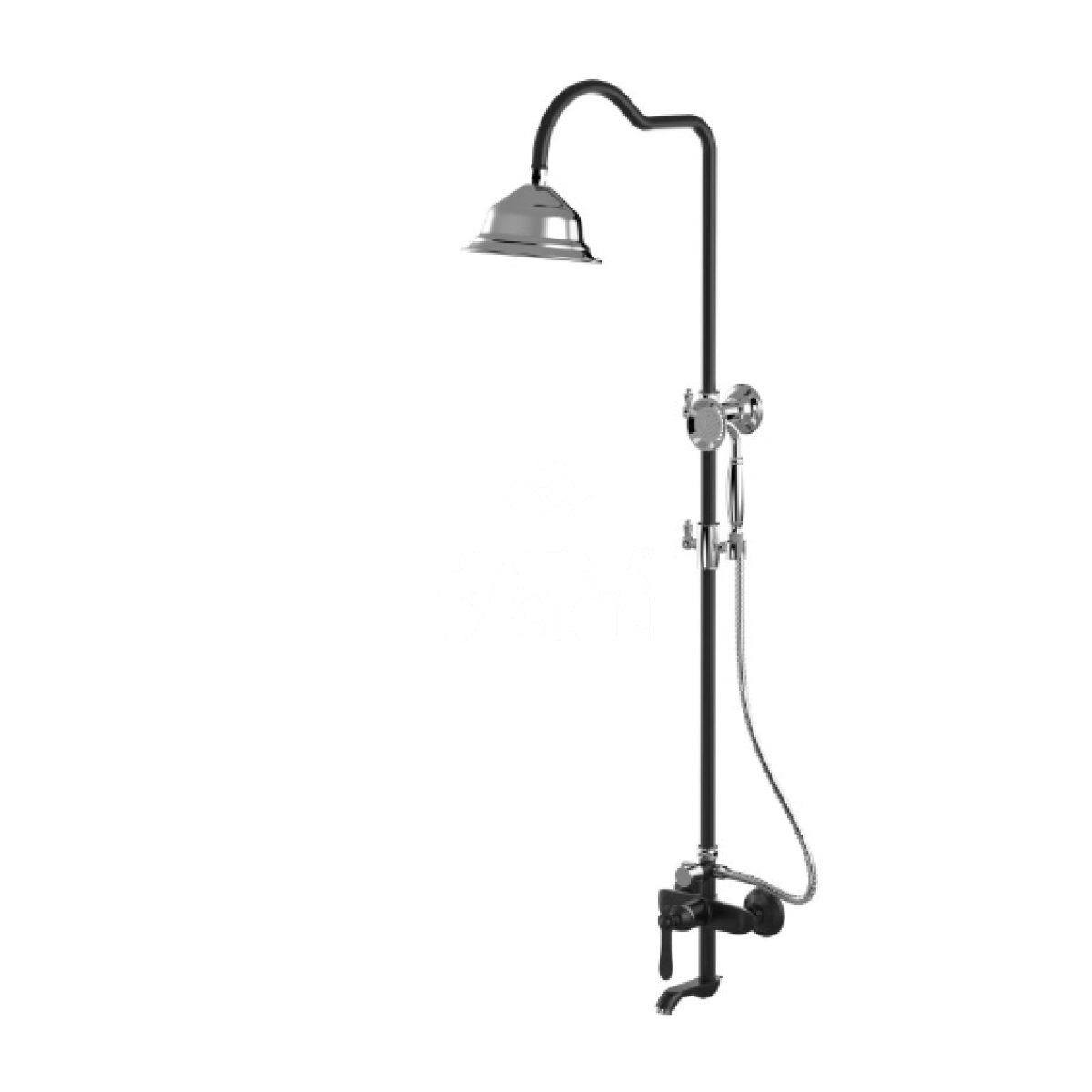 PremiumPan6-1200x1200 Sistem de dus Premium Black Crom PR2801C - imagine 1