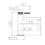 Baterie Lavoar Slim Crom SLM7601C - imagine 2