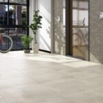 Gresie Portelanata Rectificata Stone Blasst Bone Mata 60 x 60 x 1 cm