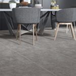Gresie Portelanata Rectificata Stone Blasst Grey Mata 60 x 60 x 1 cm - imagine 2