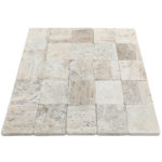 Placi Travertin Valenciano Antichizat 15.2 x 15.2 x 3 cm