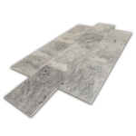 Placi Travertin Silver Rustic Antichizat 40.6 x 61 x 1.2 cm