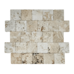 Placi Travertin Classic Antichizat 15.25 x 15.25 x 3 cm