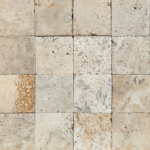 Placi Travertin Classic Antichizat 15.25 x 15.25 x 3 cm